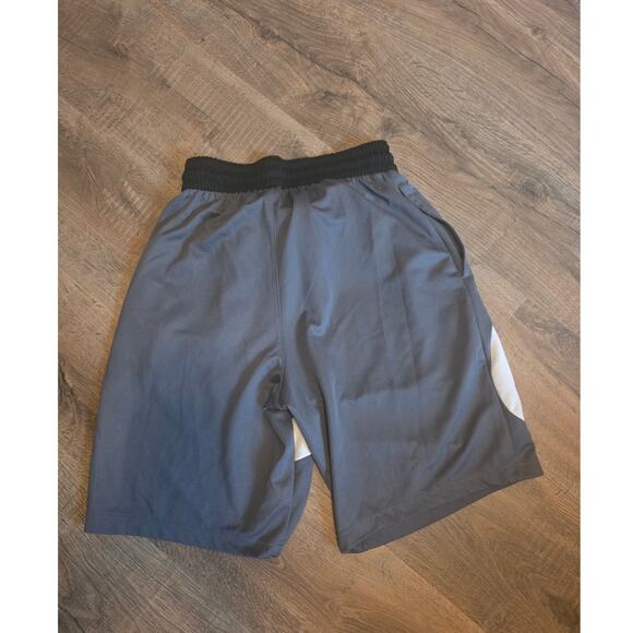 NIKE Men's Lot of 2 Basketball Shorts S - Large Swoosh Gray Blue - Picture 4 of 7